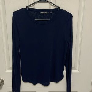 Athleta Navy Long sleeve